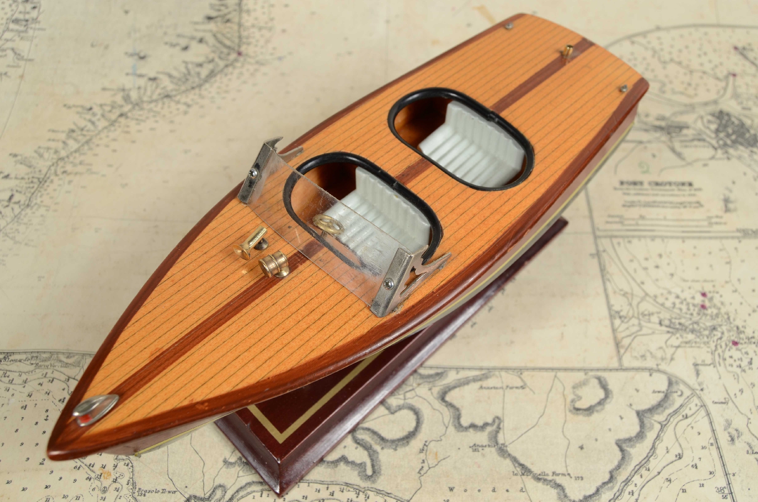 Modelli di navi d'epoca/7866-Modellino di Motoscafo