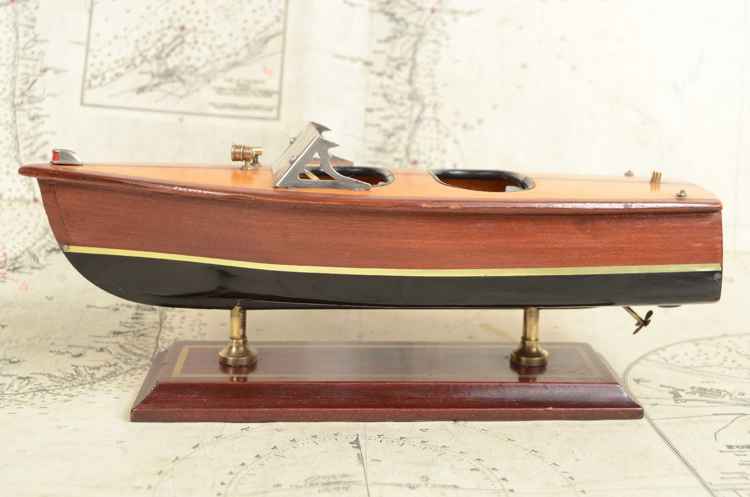 Modelli di navi d'epoca/7866-Modellino di Motoscafo