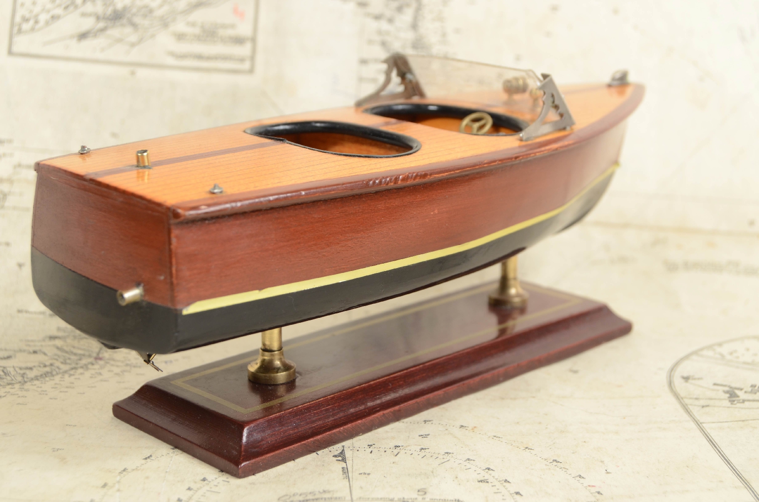 Modelli di navi d'epoca/7866-Modellino di Motoscafo