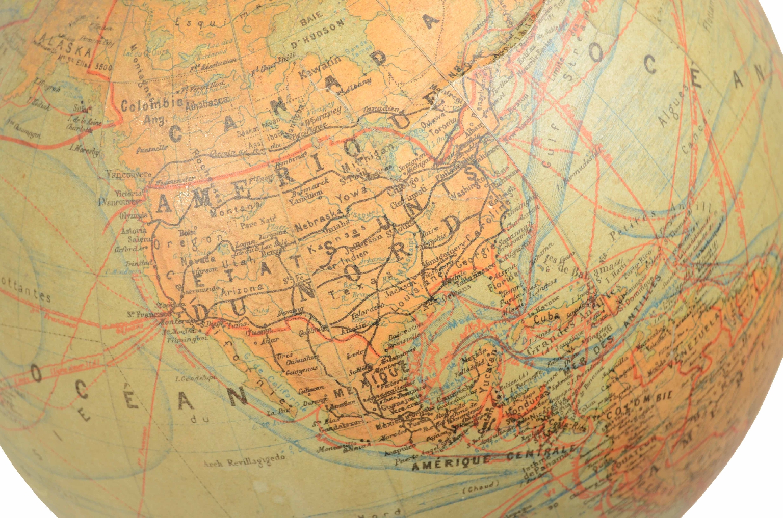 Antique globes-world maps/7886-Terrestrial Globe