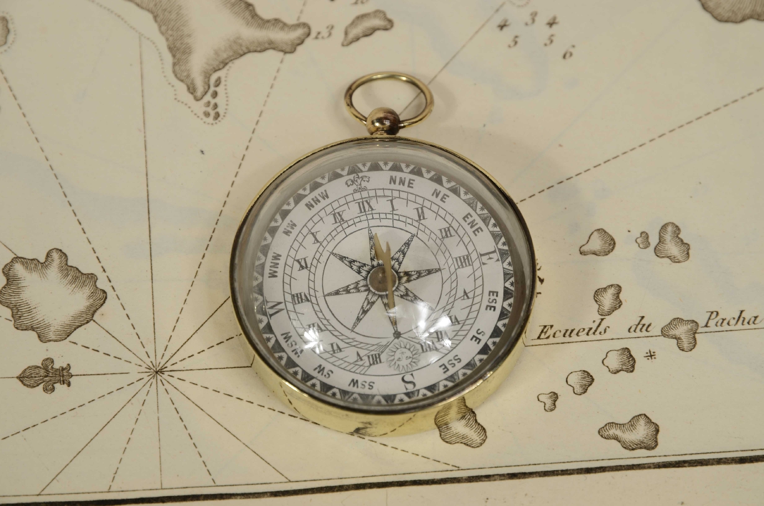 Antique compasses/7927-Compass and Sundial