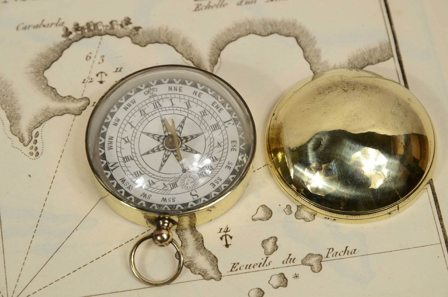 Bussole antiche/7927-Bussola Orologio Solare