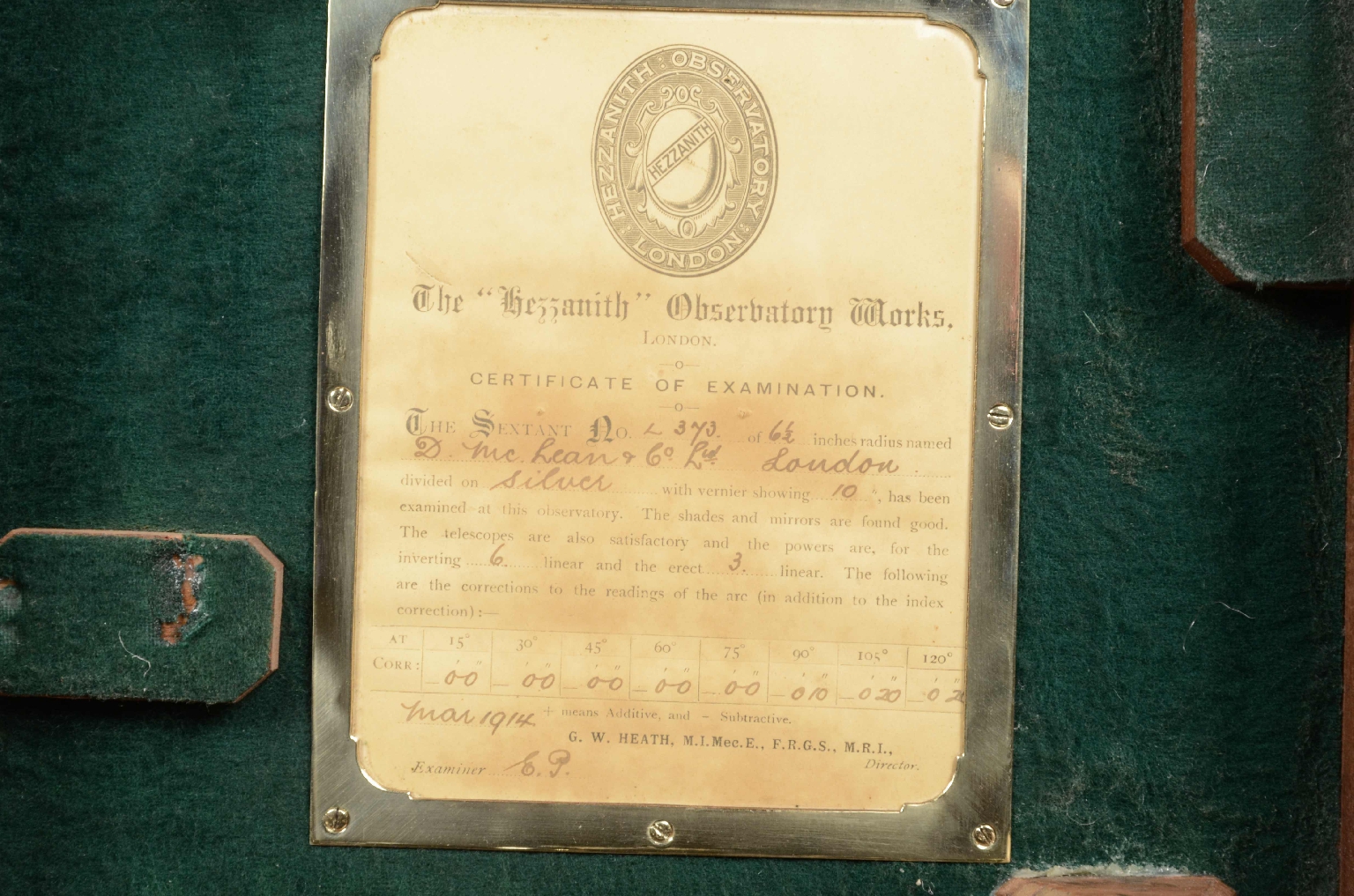 Nautical antiques/7932-Antique Sextant