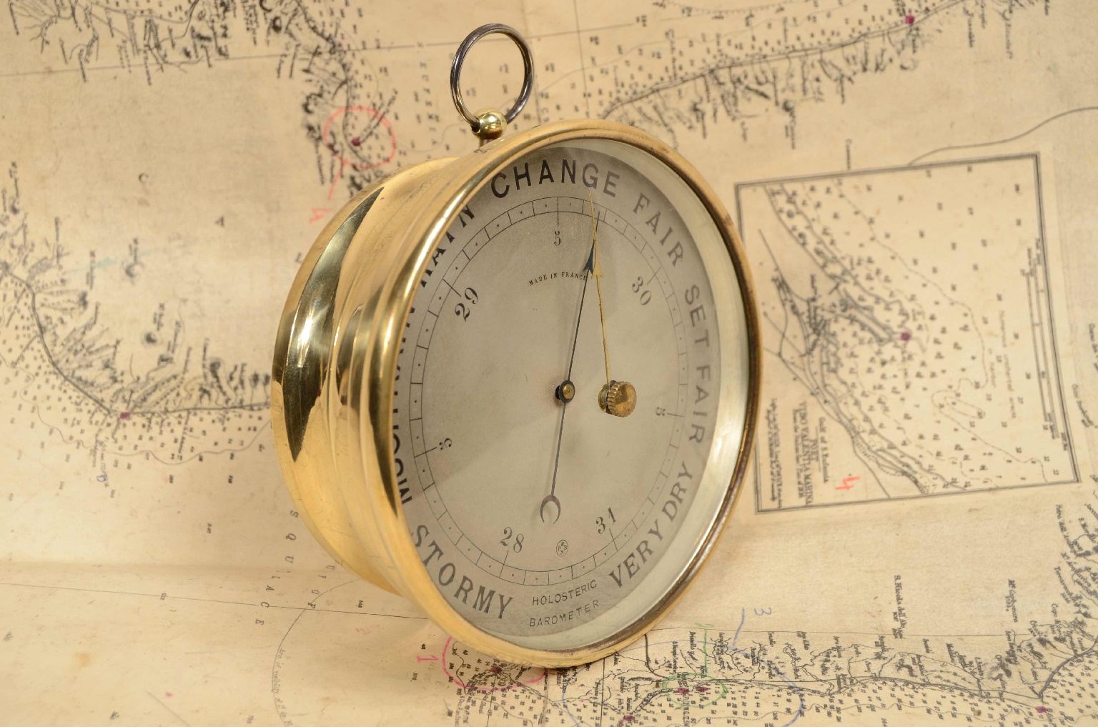 e-Shop/Antique barometers/Code 7968 Aneroid Barometer