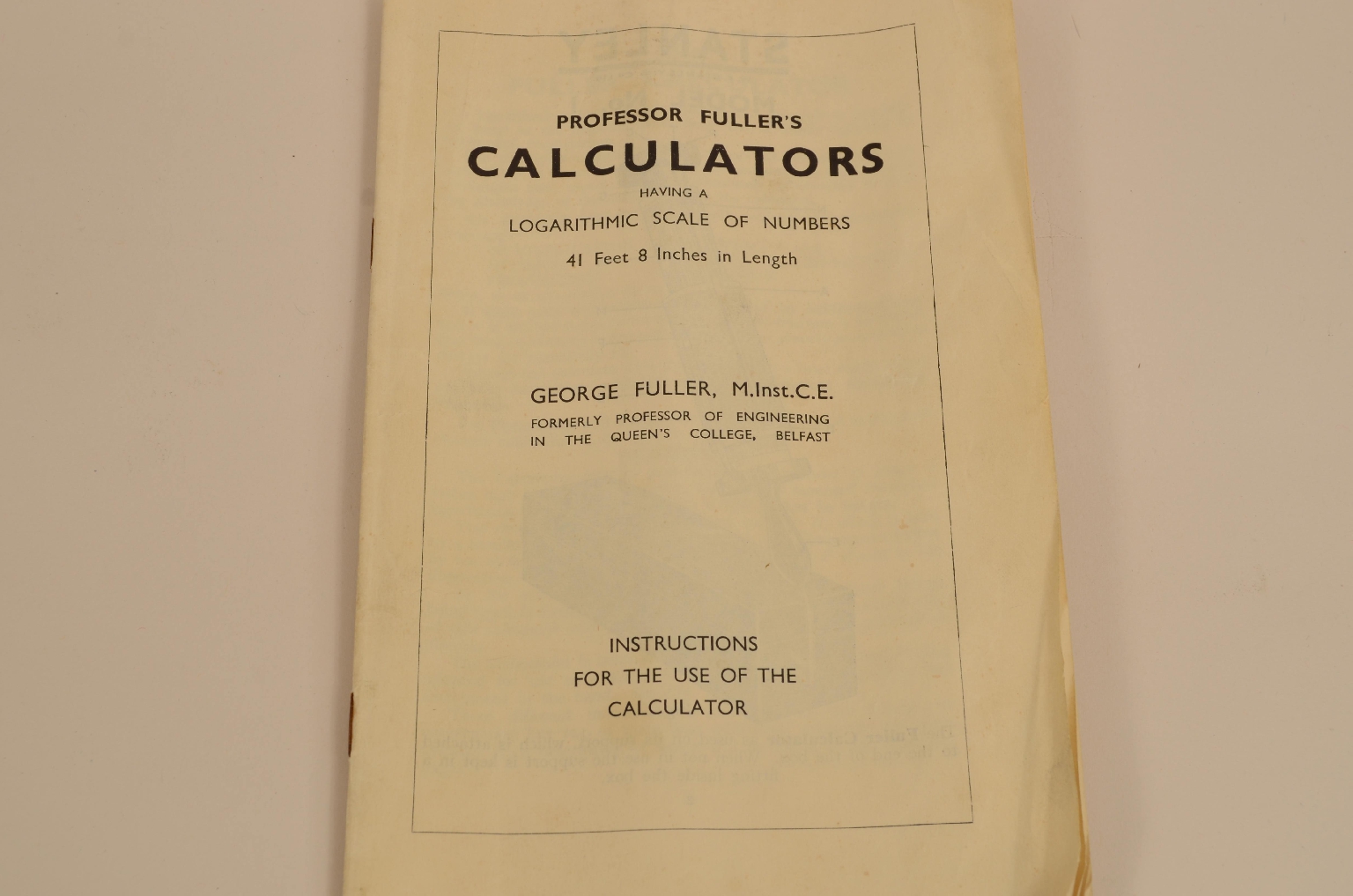 Antique measuring instruments/7991-Slide Rule