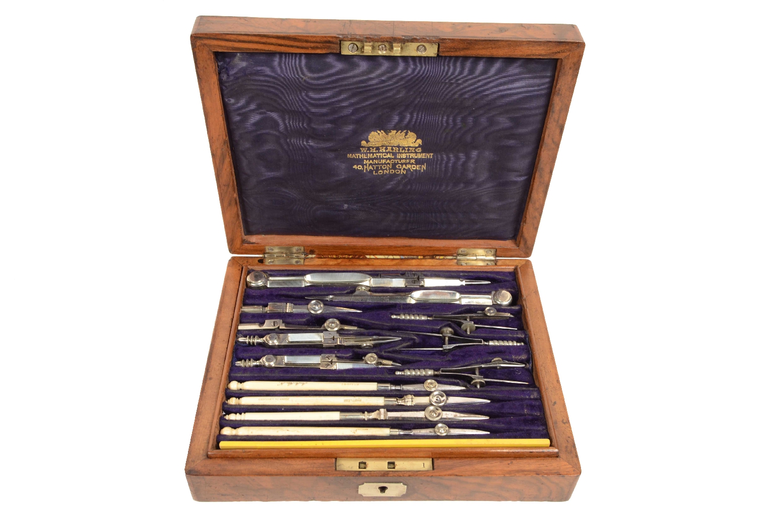 Antique measuring instruments/8031-Box of Compasses