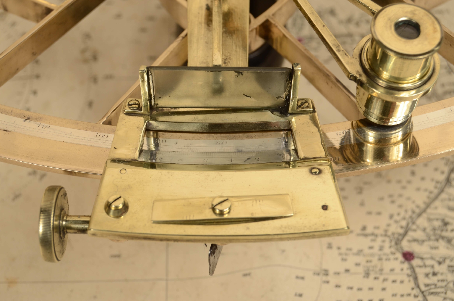 Antiquariato nautico/8070-Sestante Antico