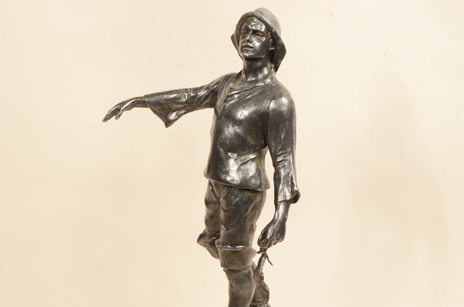 Antiquariato nautico/8095a-Scultura Marinaio