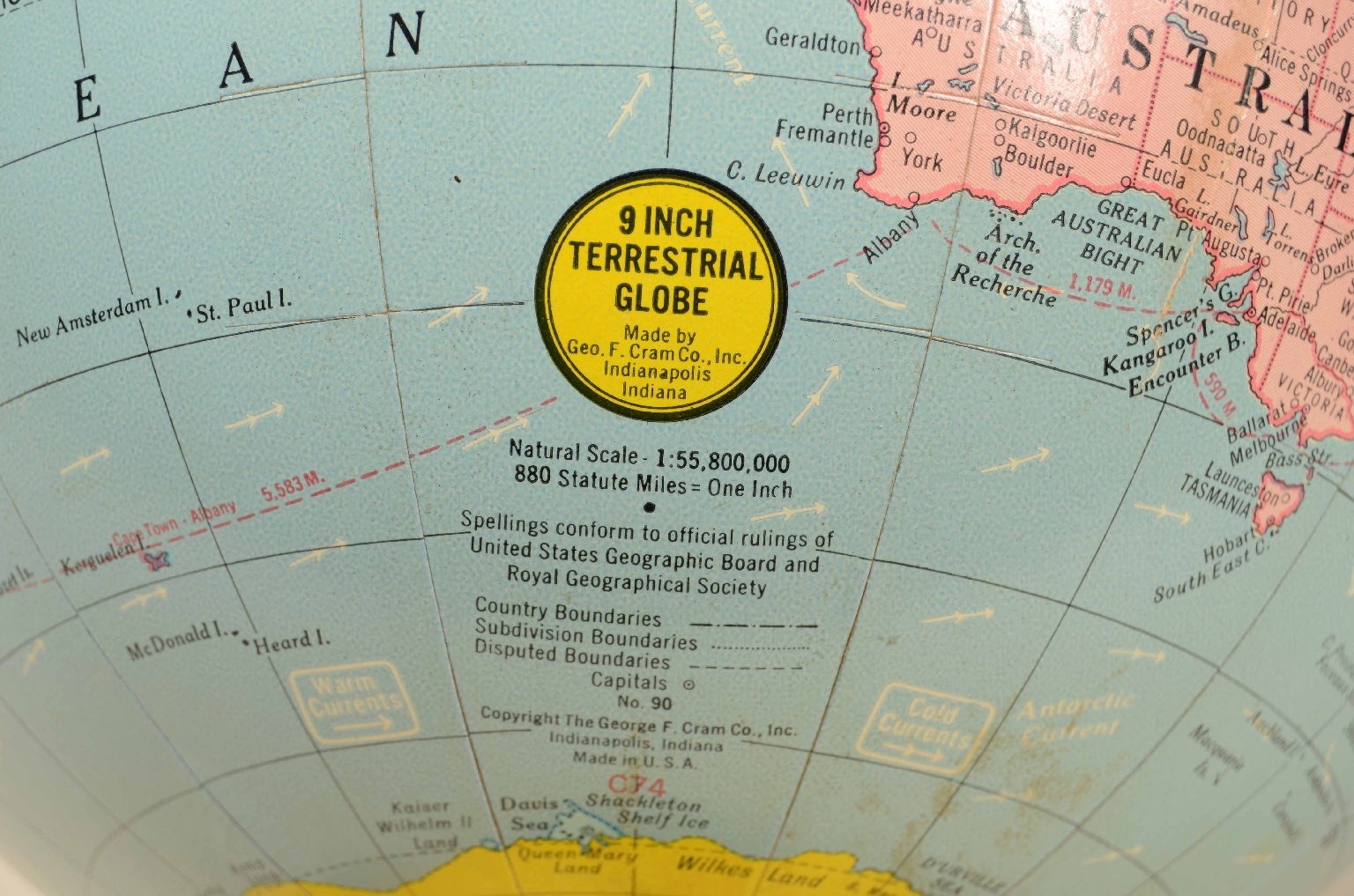 Globi-mappamondi antichi/8110-Globo Terrestre