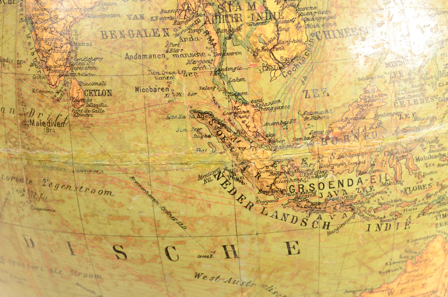 Antique globes-world maps/8115-Terrestrial Globe