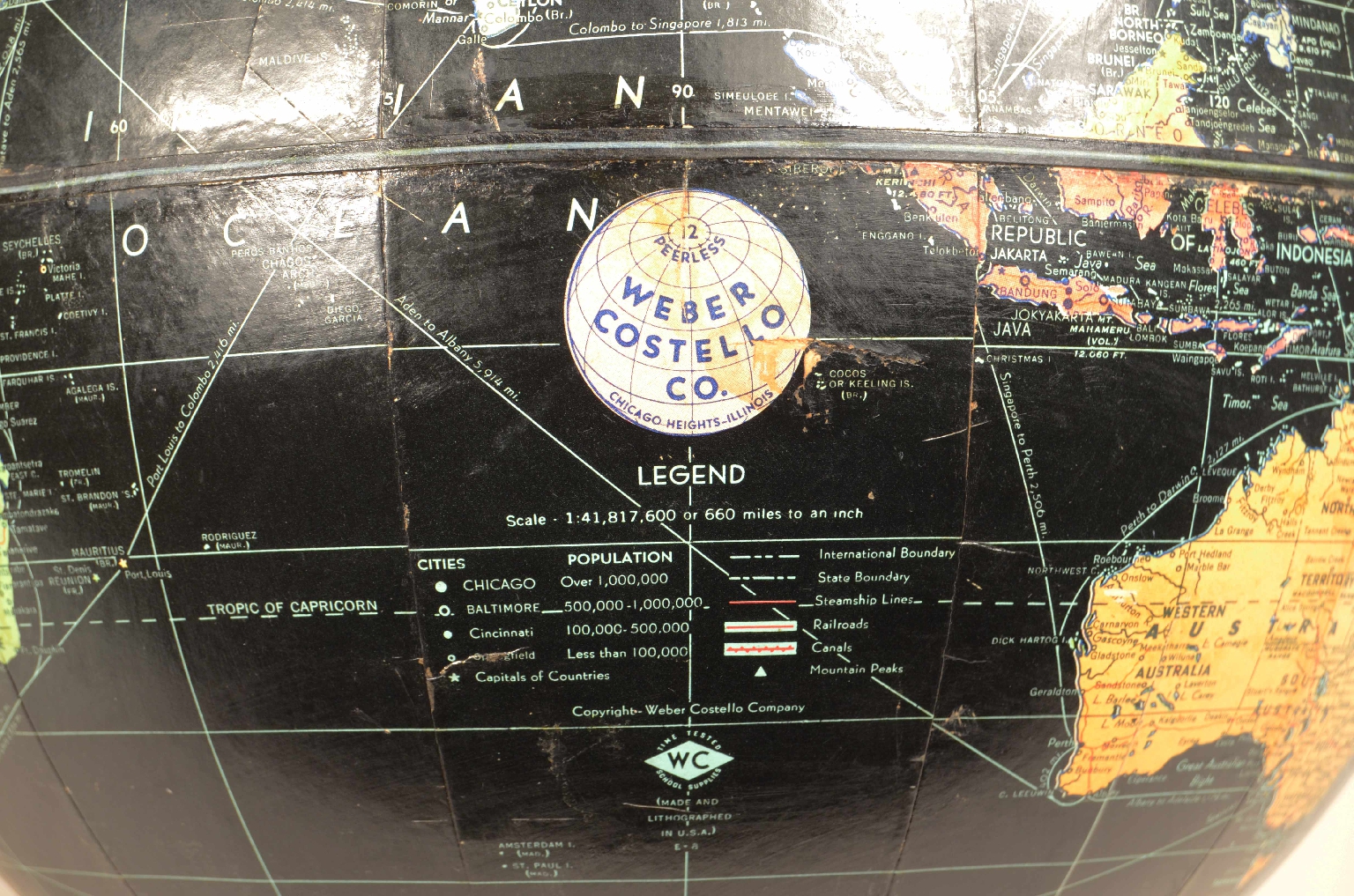 Globi-mappamondi antichi/8116-Globo Terrestre