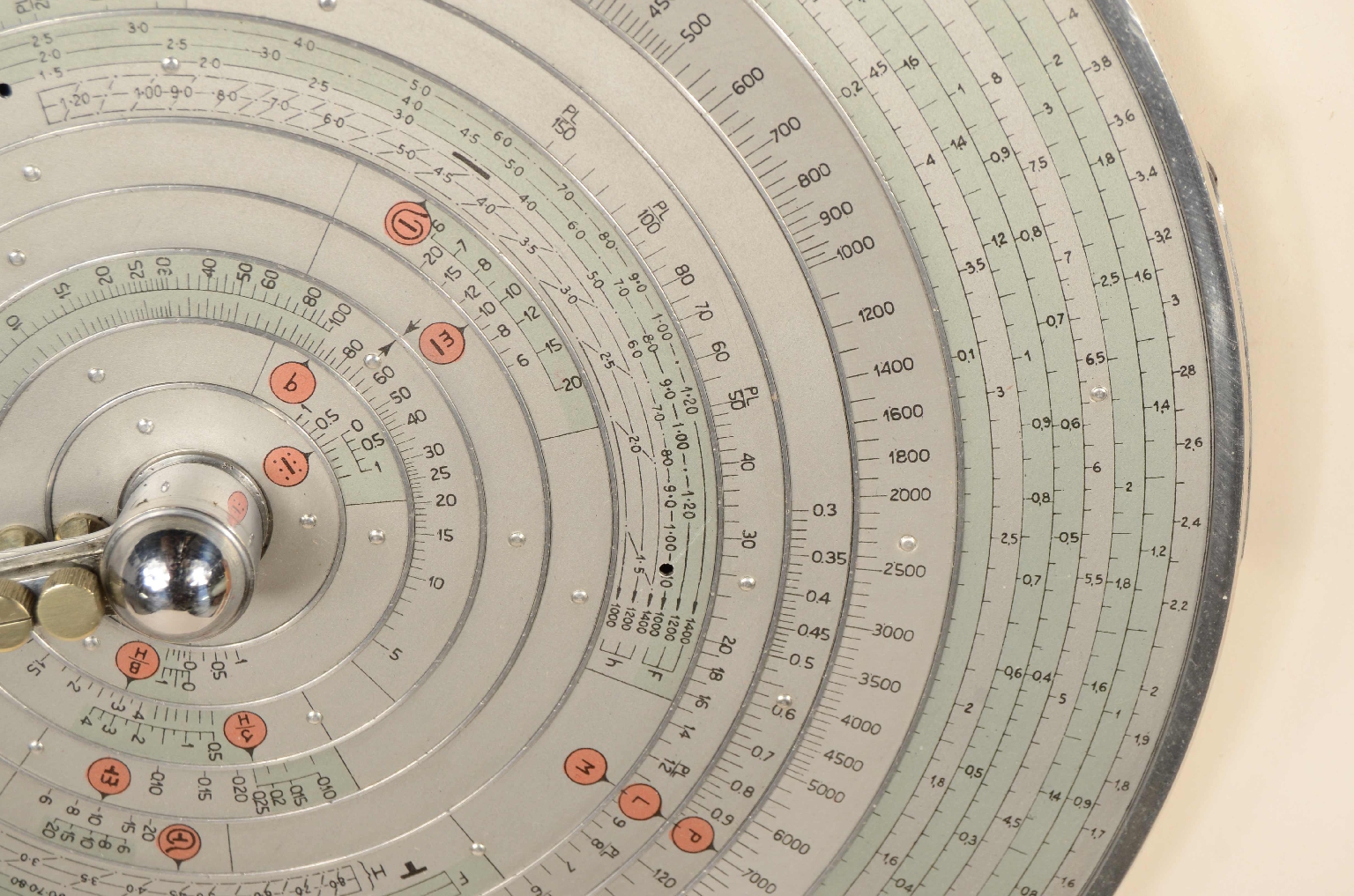 Antique measuring instruments/8125-Logarithmic Slide Rule