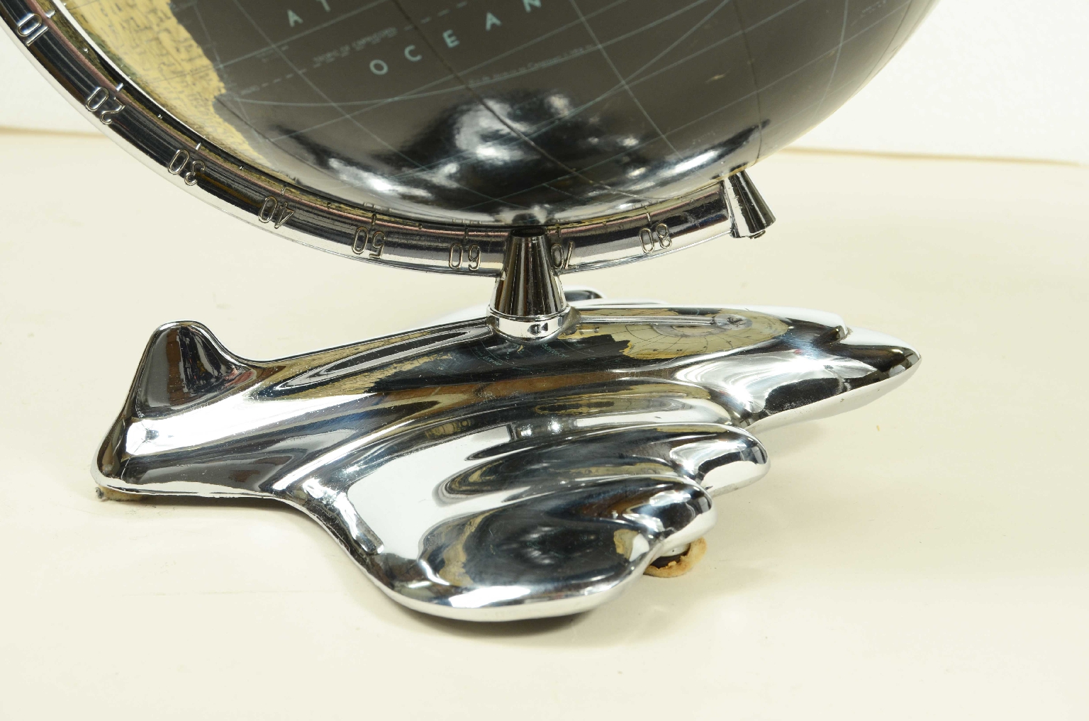 Globi-mappamondi antichi/8140-Globo Terrestre Nero