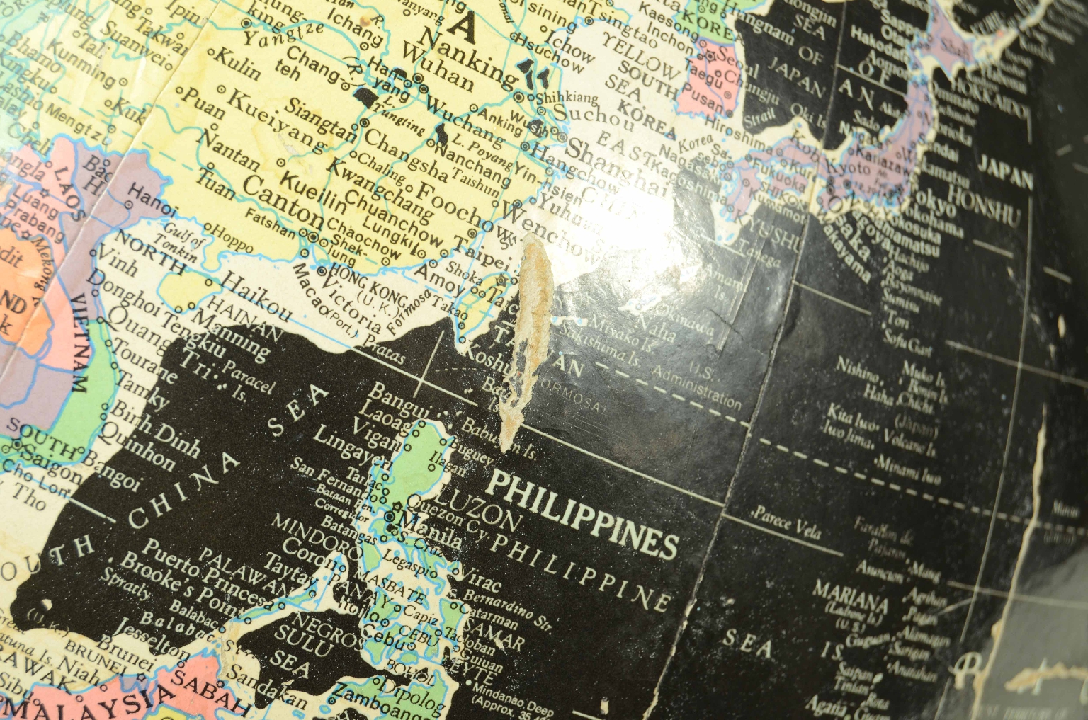 Globi-mappamondi antichi/8148-Globo Terrestre Nero