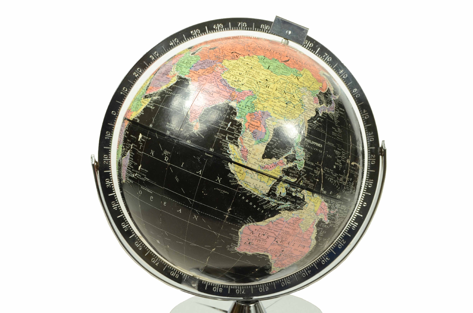 Globi-mappamondi antichi/8148-Globo Terrestre Nero