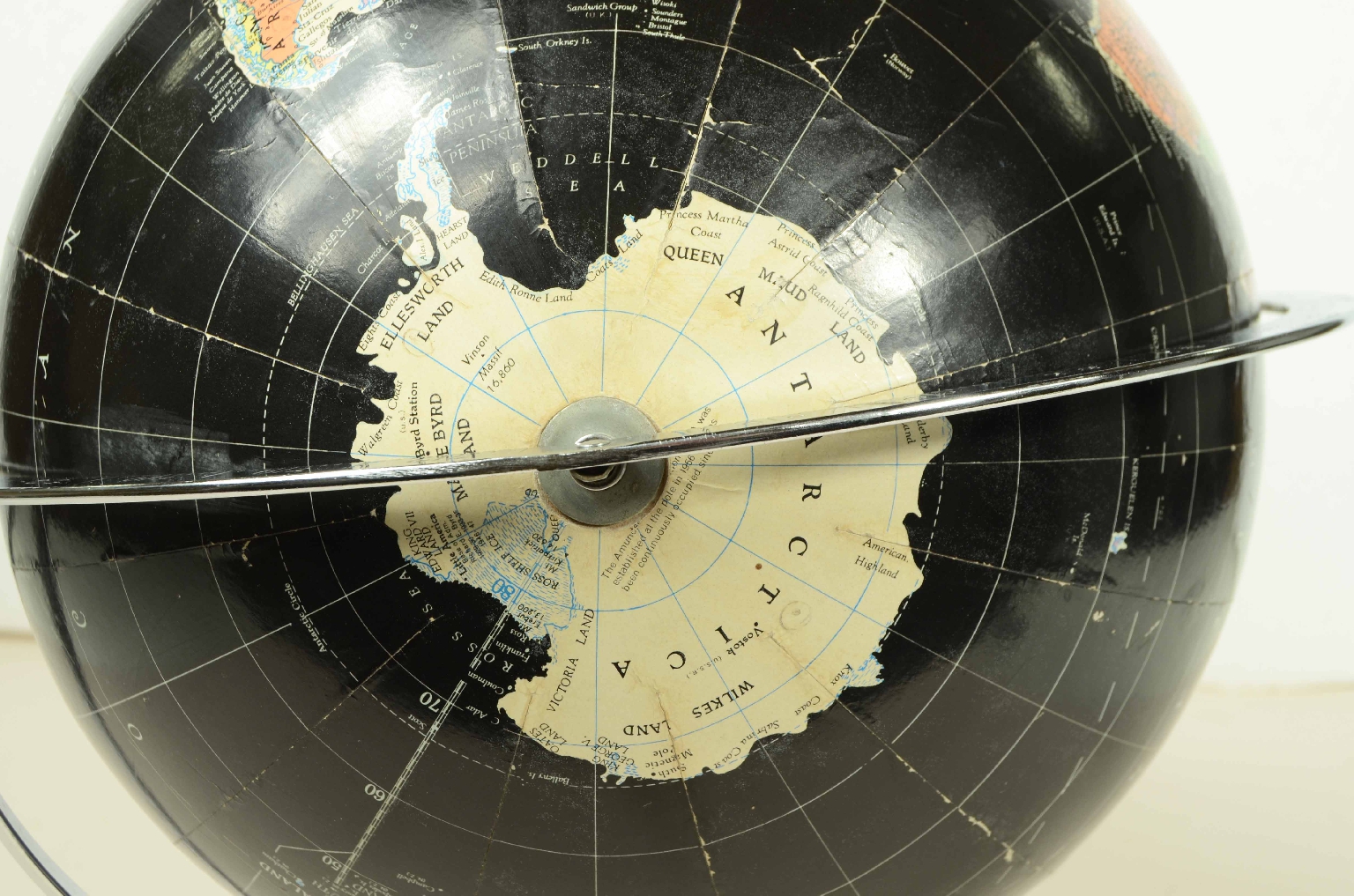 Globi-mappamondi antichi/8148-Globo Terrestre Nero