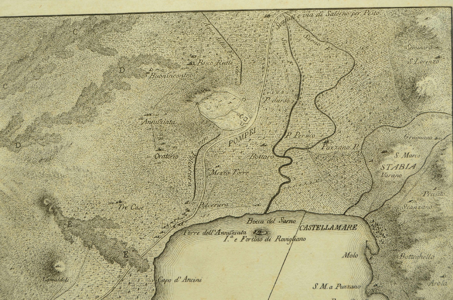 Globi-mappamondi antichi/8153-Stampa Eruzioni Vesuvio