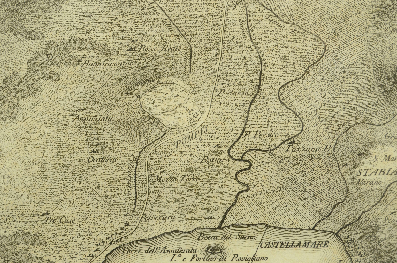 Globi-mappamondi antichi/8153-Stampa Eruzioni Vesuvio