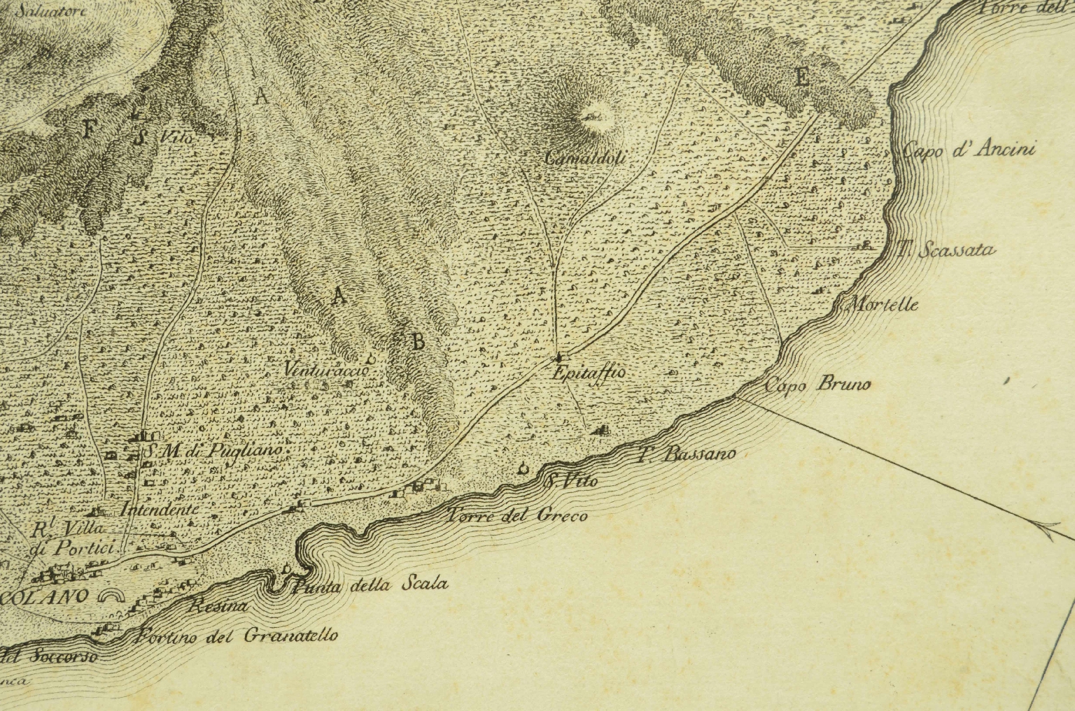 Globi-mappamondi antichi/8153-Stampa Eruzioni Vesuvio