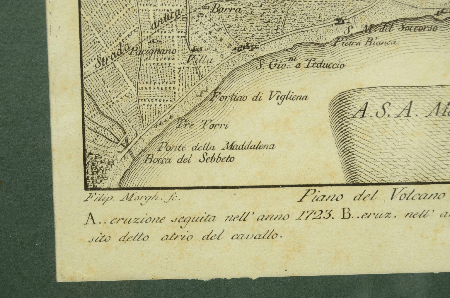 Globi-mappamondi antichi/8153-Stampa Eruzioni Vesuvio