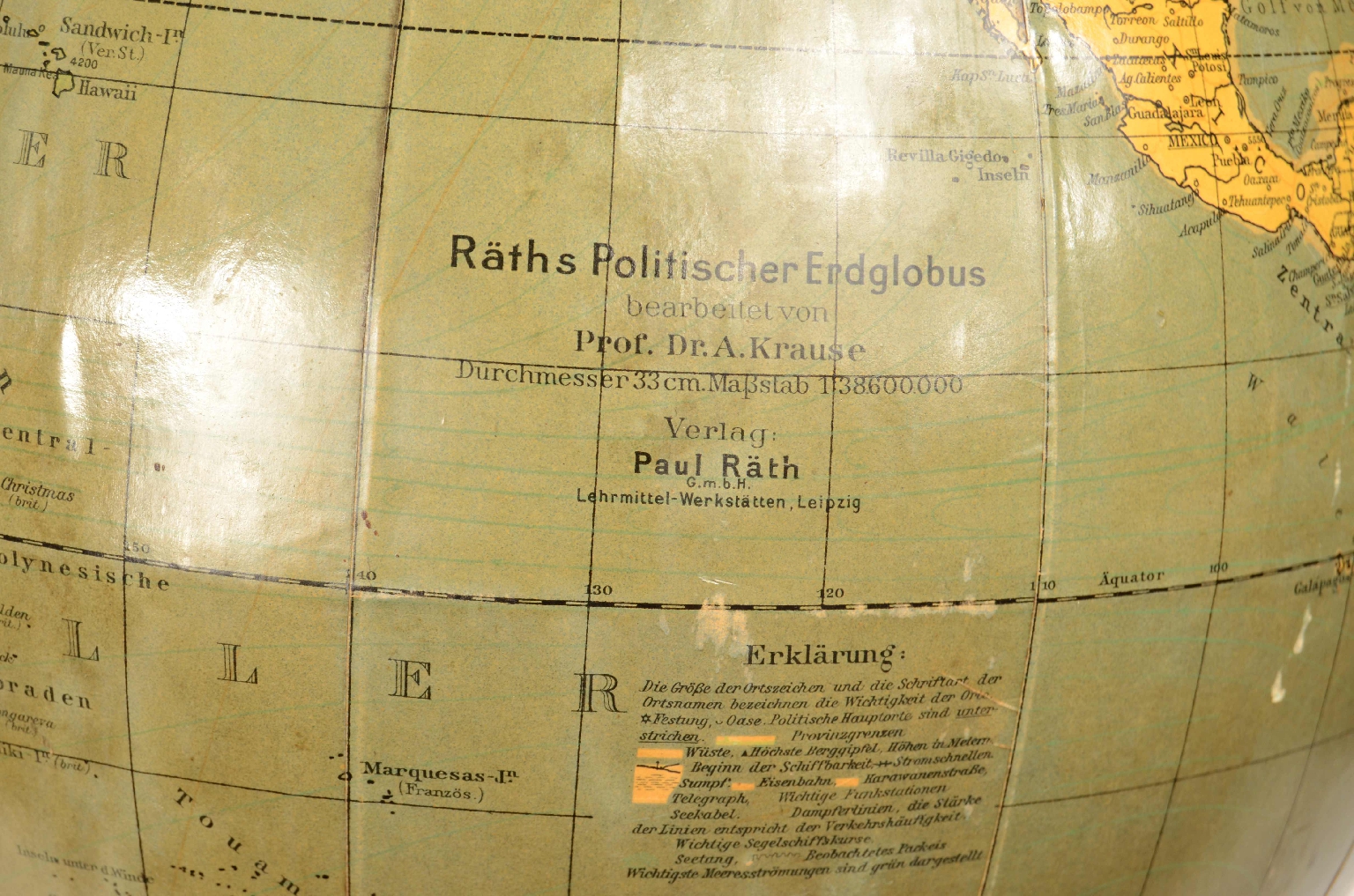 Globi-mappamondi antichi/8192-Globo Terrestre