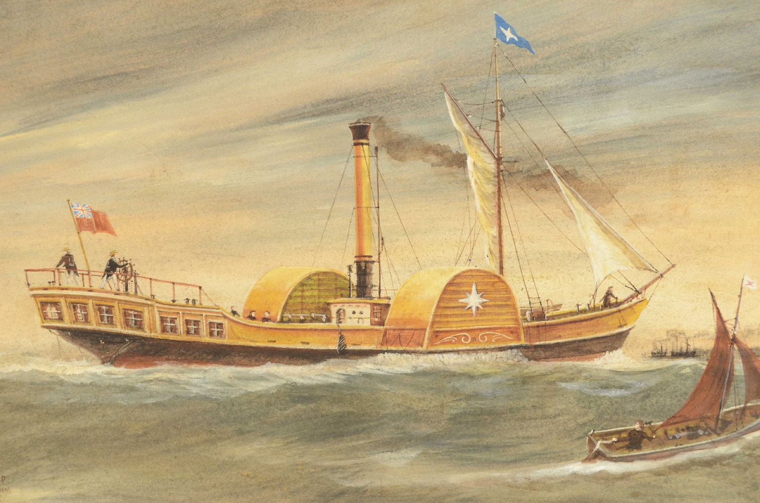 Antiquariato nautico/8230-Acquerello