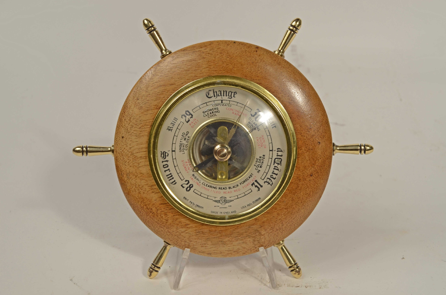 Antique barometers/8252-Small Barometer