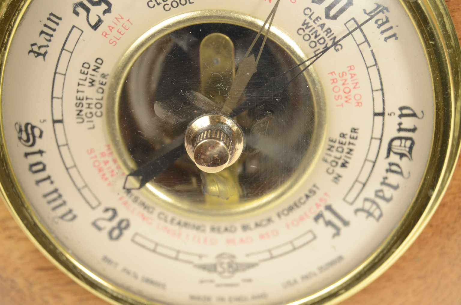 Antique barometers/8252-Small Barometer