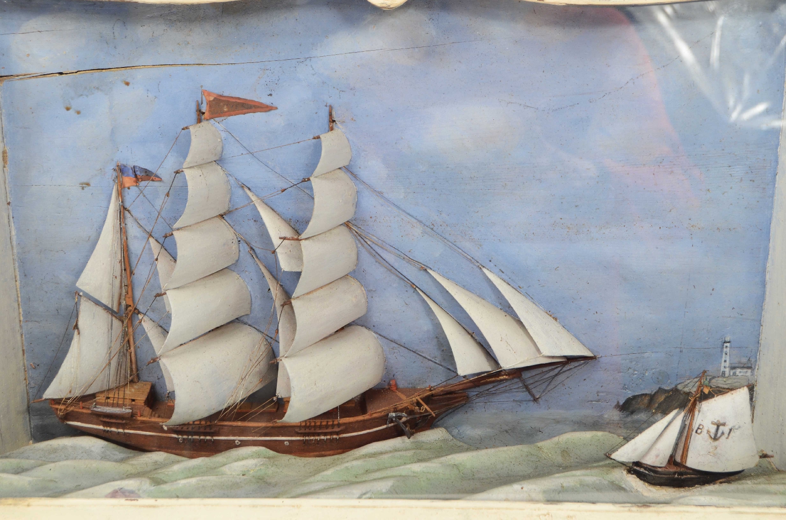Nautical antiques/8265-Nautical Diorama