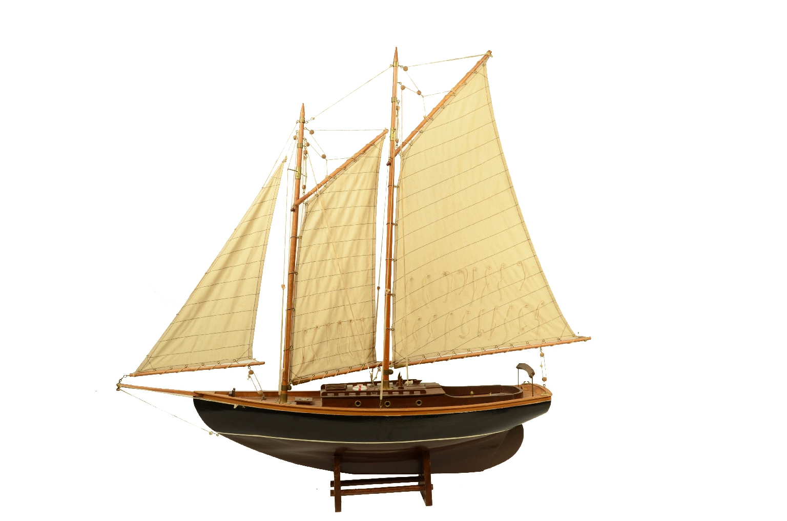 Modelli di navi d'epoca/8298a-Modellino di Schooner