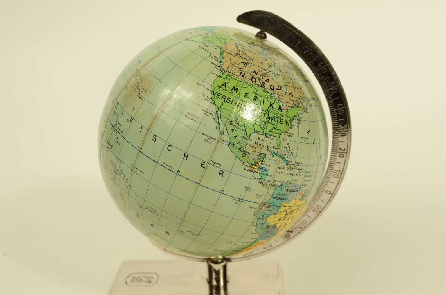 Antique globes-world maps/8340-Small Terrestrial Globe