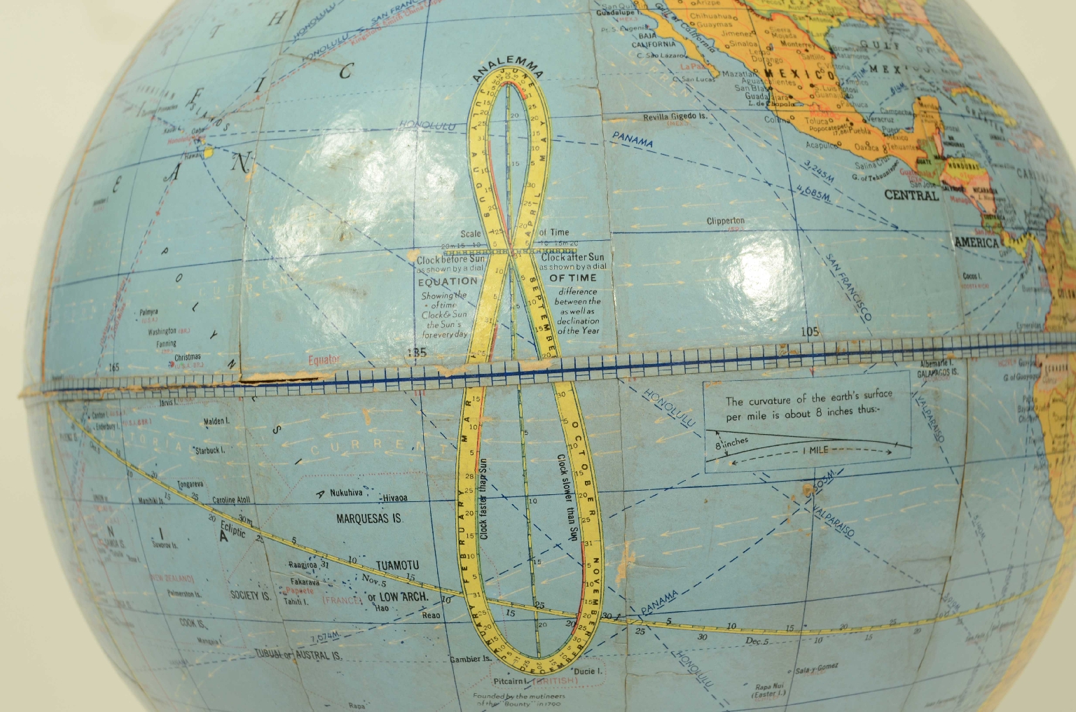 Antique globes-world maps/8347-Terrestrial Globe