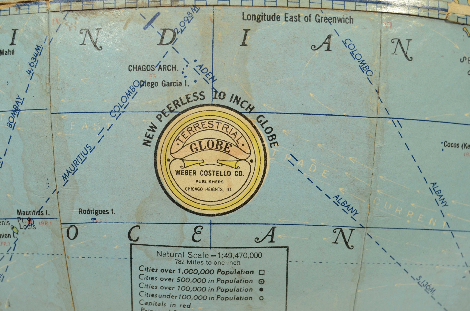 Antique globes-world maps/8347-Terrestrial Globe