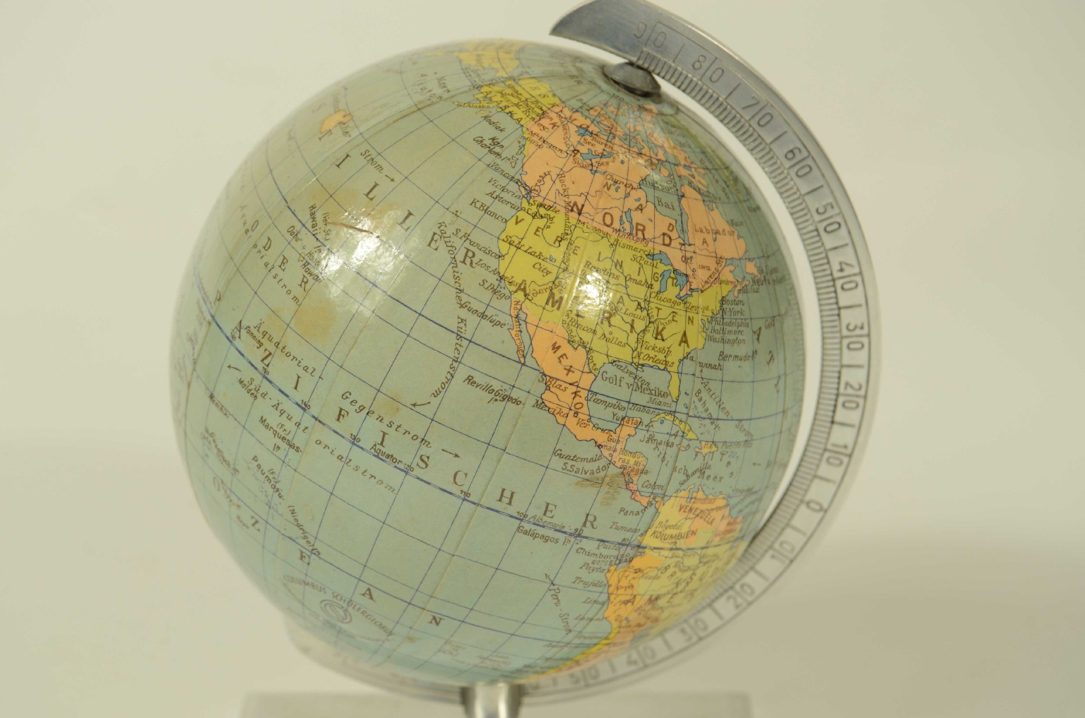 Antique globes-world maps/8355-Small Terrestrial Globe