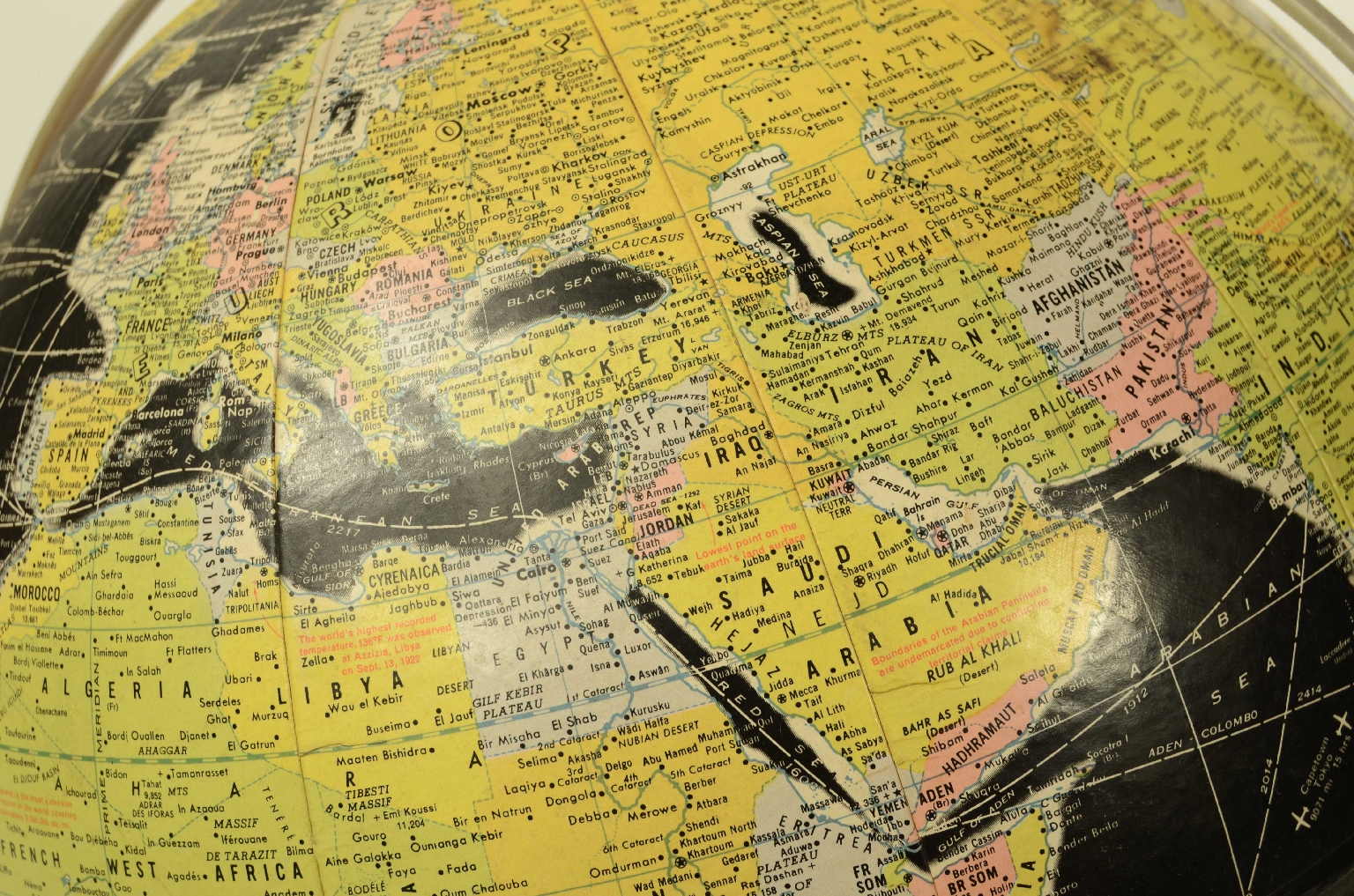 Antique globes-world maps/8360-Terrestrial Globe