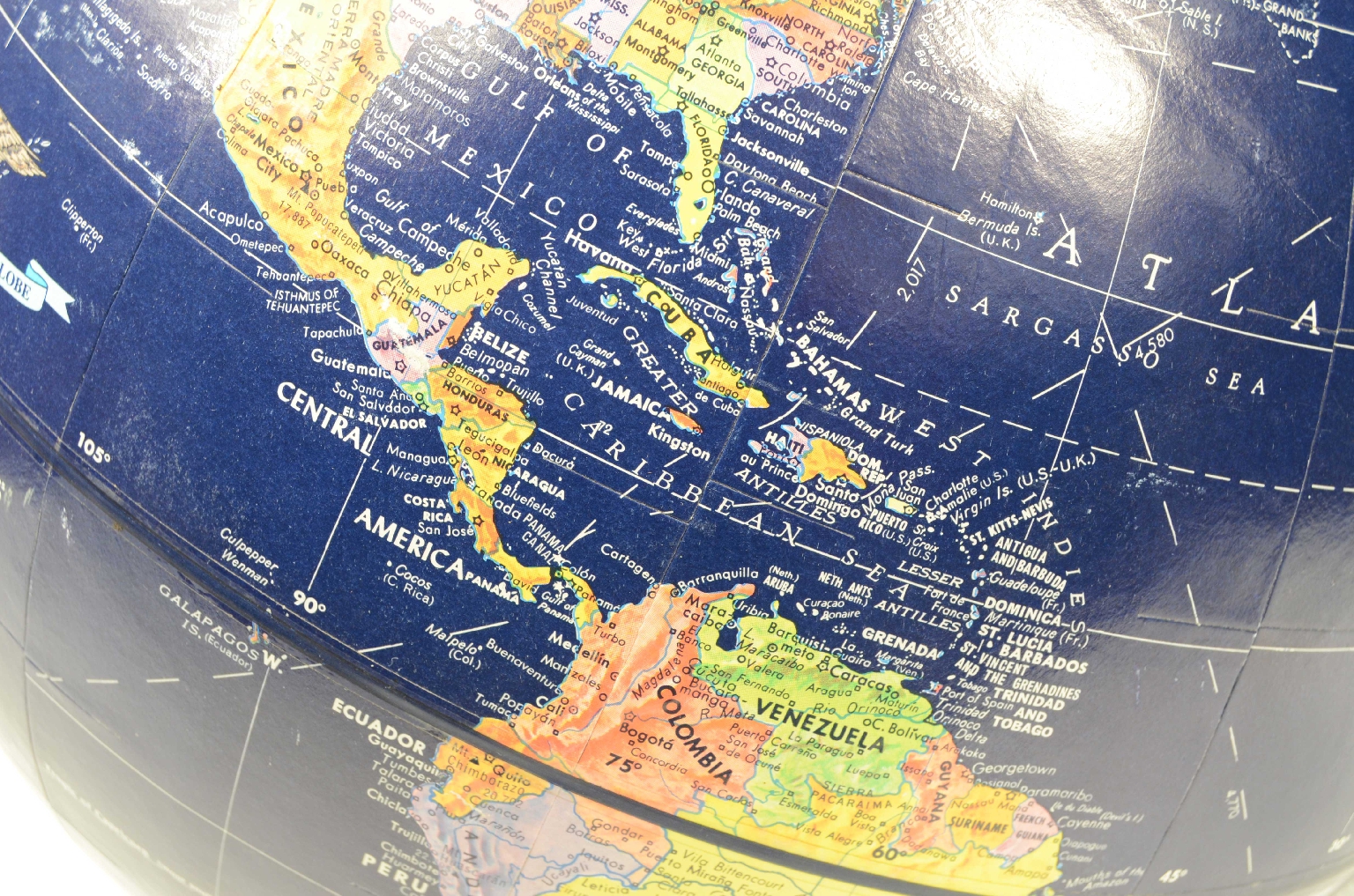 Antique globes-world maps/8362-Terrestrial Globe