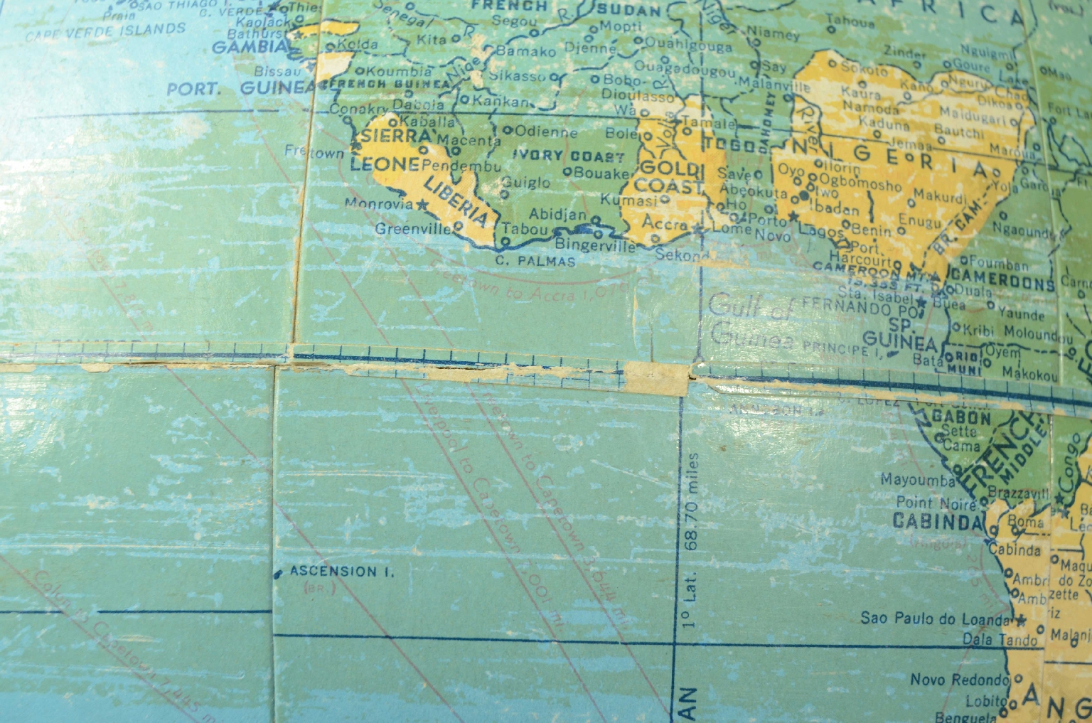 Antique globes-world maps/8381-Terrestrial Globe