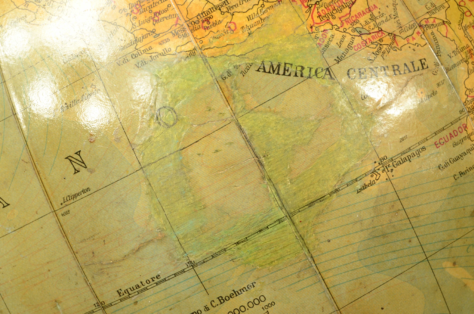 Antique globes-world maps/8388-Large Terrestrial Globe