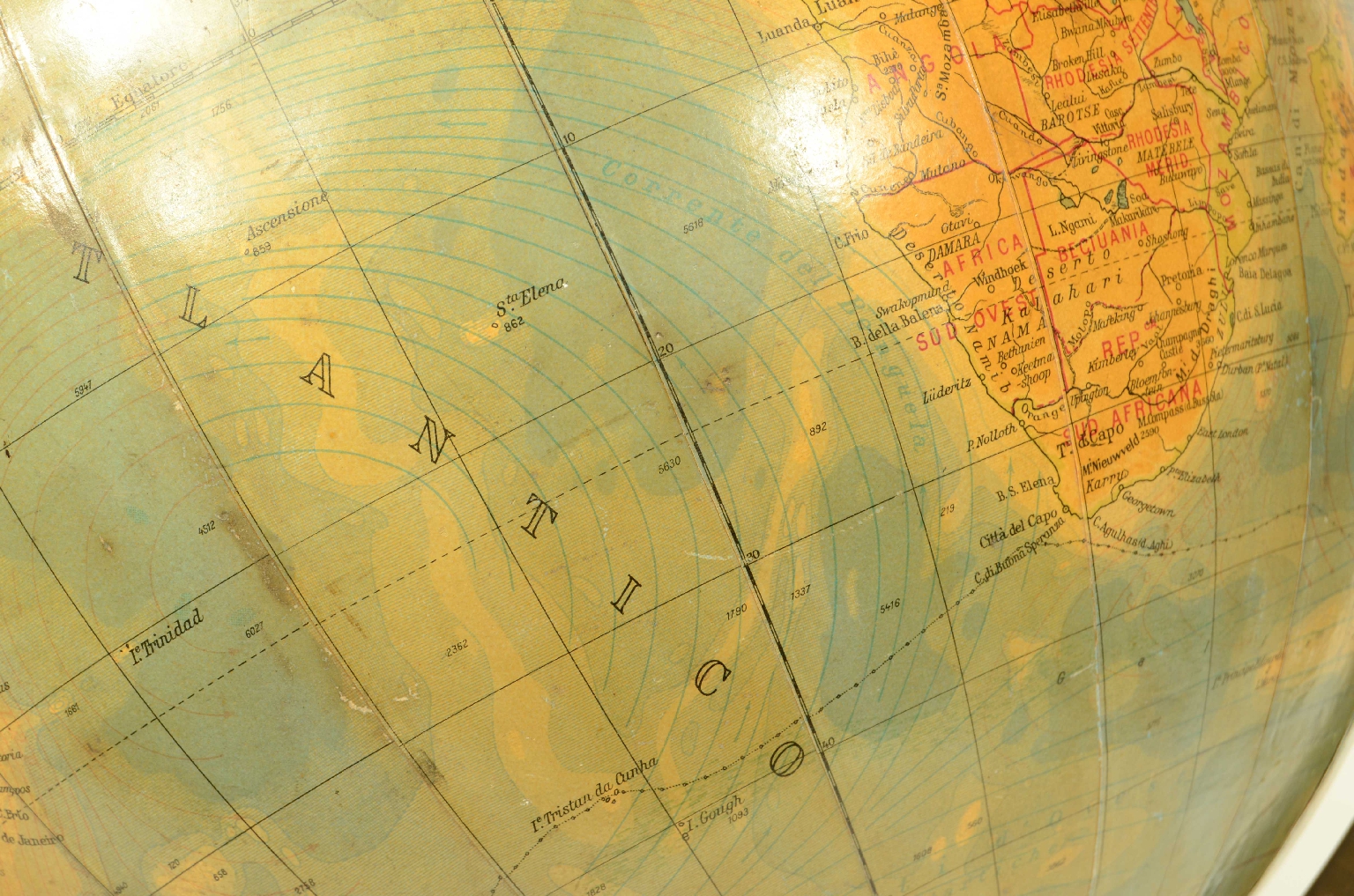 Antique globes-world maps/8388-Large Terrestrial Globe