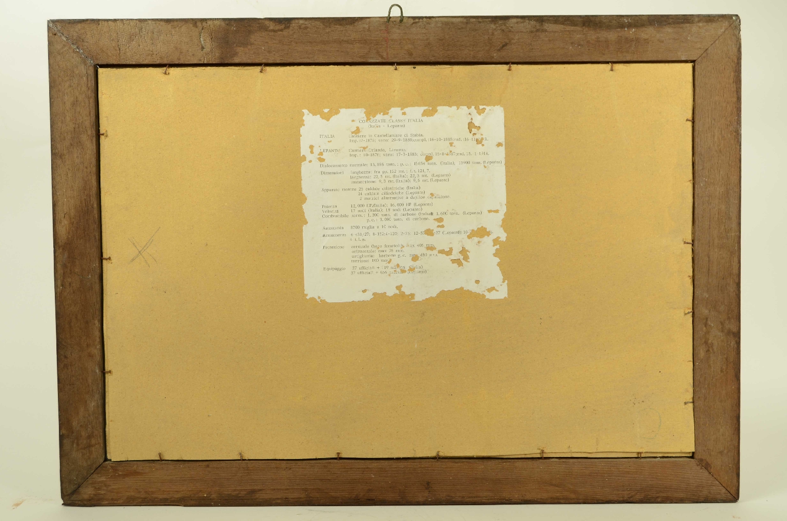 Antiquariato nautico/8422-Litografia Lepanto