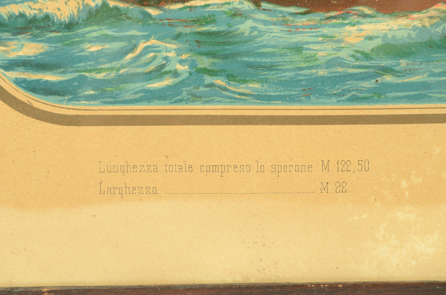 Antiquariato nautico/8422-Litografia Lepanto