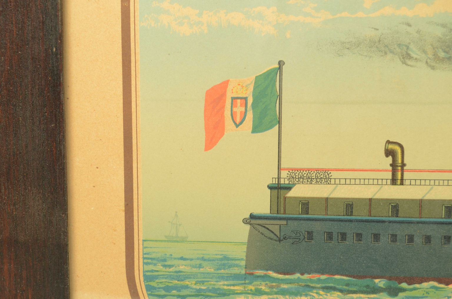 Antiquariato nautico/8422a-Litografia Duilio