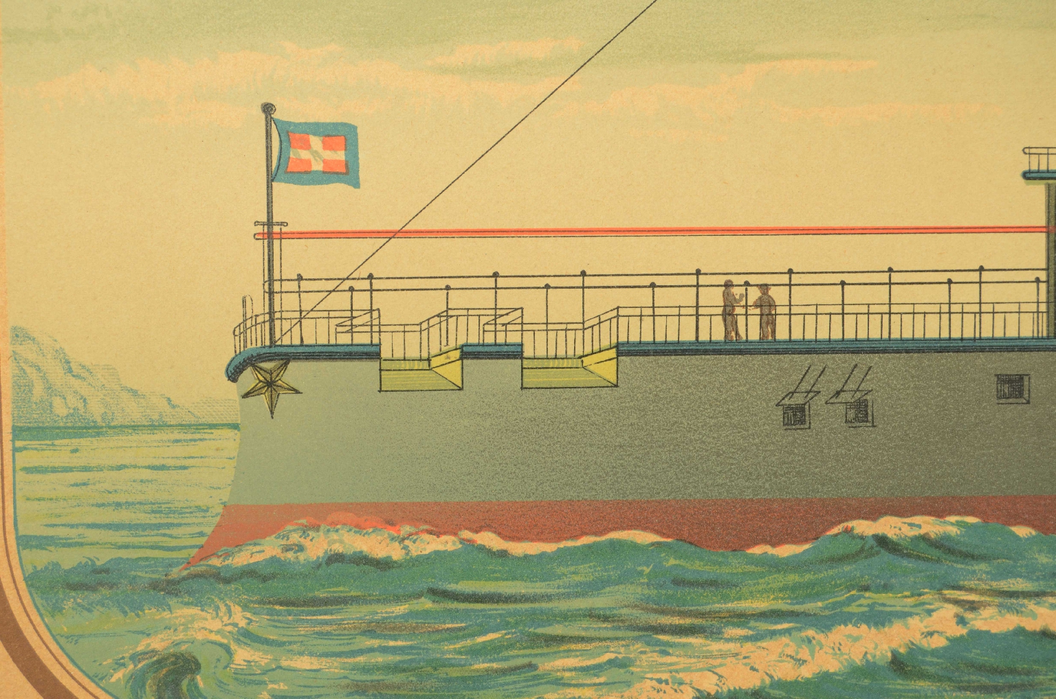 Antiquariato nautico/8423-Litografia Dandolo