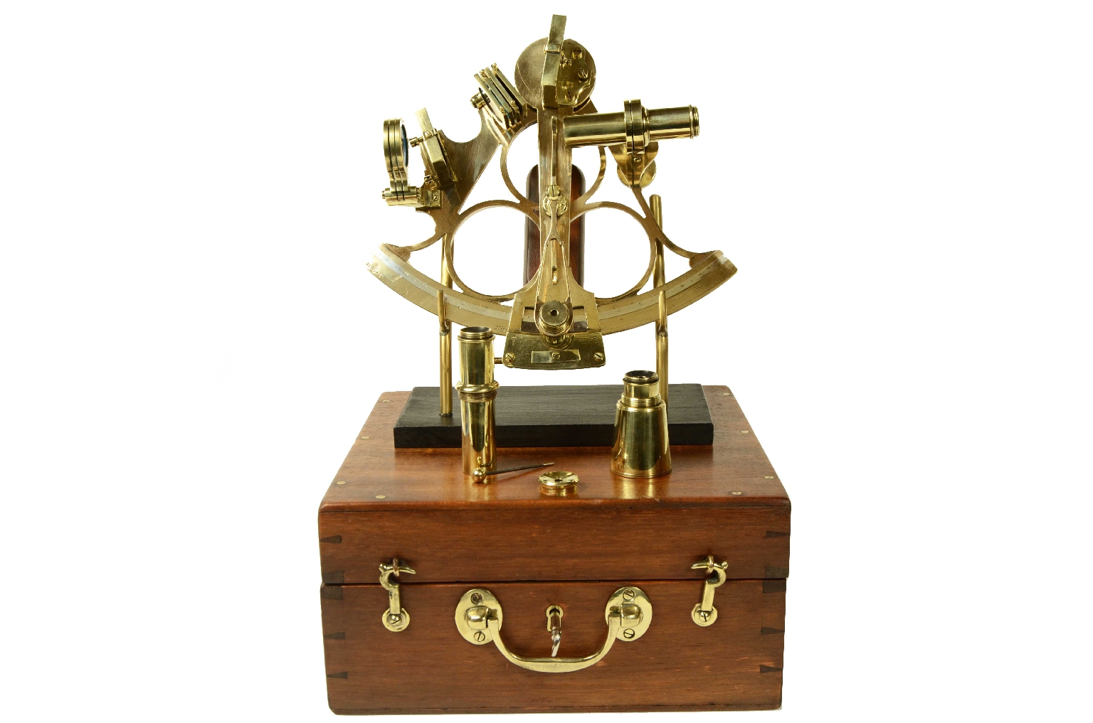 Nautical antiques/8452-Brass Sextant