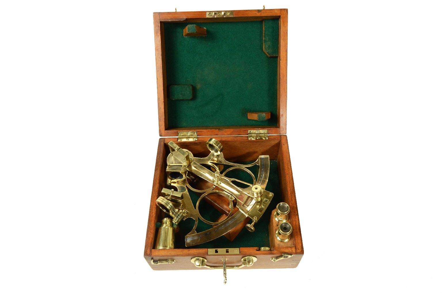 Nautical antiques/8452-Brass Sextant