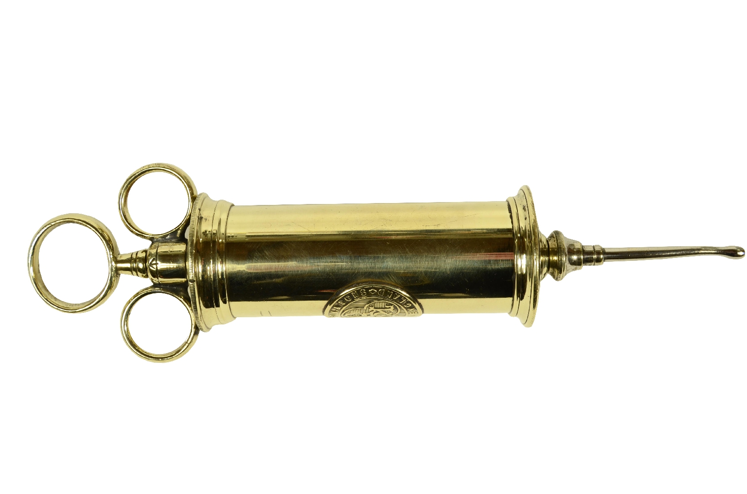 Old medical instruments/8460-Brass Syringe
