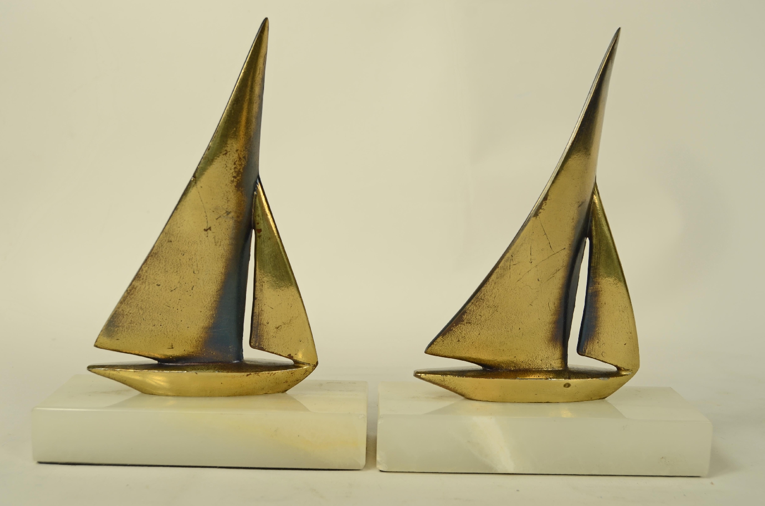 Nautical antiques/8518-Sailboat Bookends