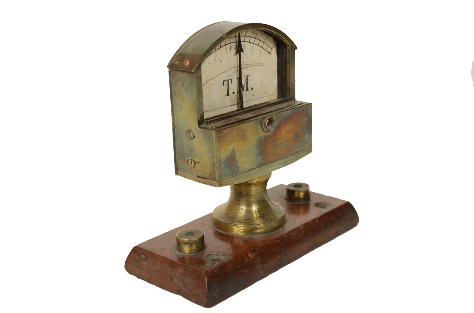 Antique measuring instruments/A17-Brass galvanometer