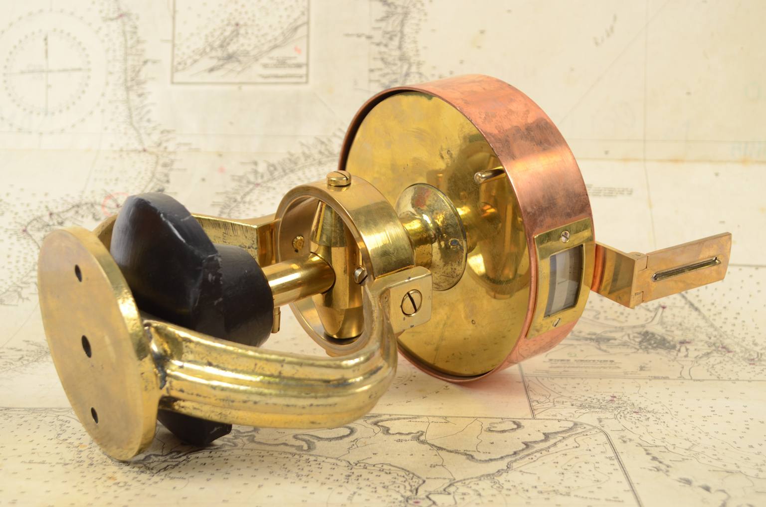 Antiquariato nautico/A72-Grafometro antico