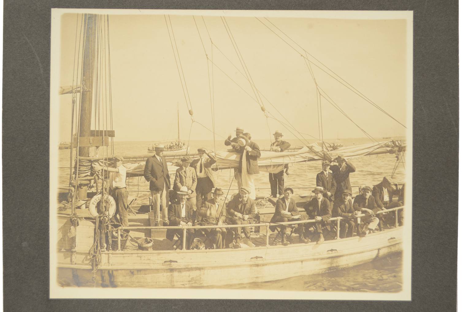 Antiquariato nautico/Ft1-Foto barca Fitzgerald